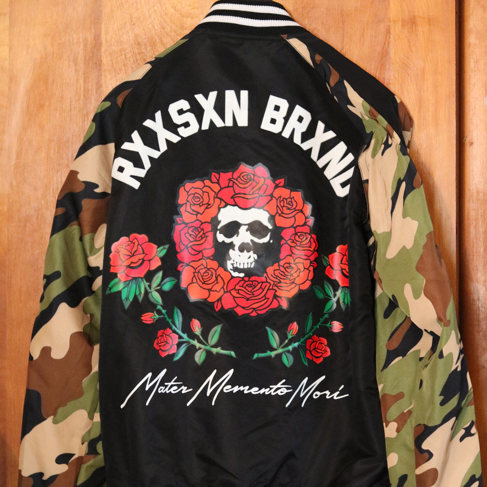 Reason Brand Embroided Bomber Jacket